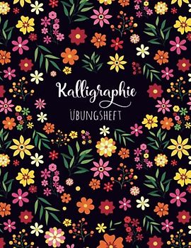 Kalligraphie Papier: DIN A4 Übungsheft - 120 Seiten | Schönschreiben Handlettering Übungspapier Schreibschrift