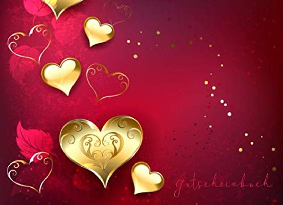 Gutscheinbuch: Blanko Gutscheinheft zum selbst ausfüllen • Geschenk für den Partner/die Partnerin zum Geburtstag, Weihnachten oder Valentinstag • 20 farbige Gutscheine mit Hilfslinien zum Ausschneiden