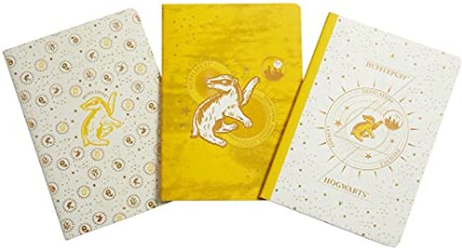 Harry Potter: Hufflepuff Constellation Sewn Notebook Collection (Set of 3)