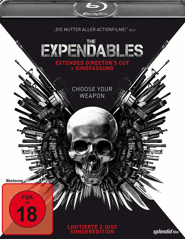 The Expendables  [Limitierte 2 Discs Sonderedition, Extended Director`s Cut] Blu-ray Disc
