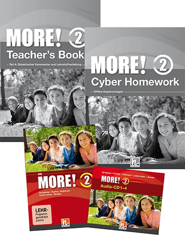 MORE! 2 Lehrerpaket analog ohne Test builder