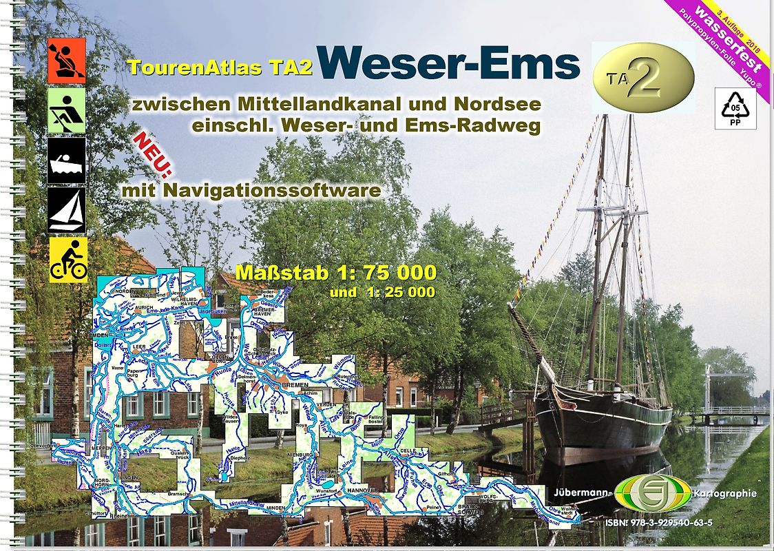 TourenAtlas TA2 Weser-Ems
