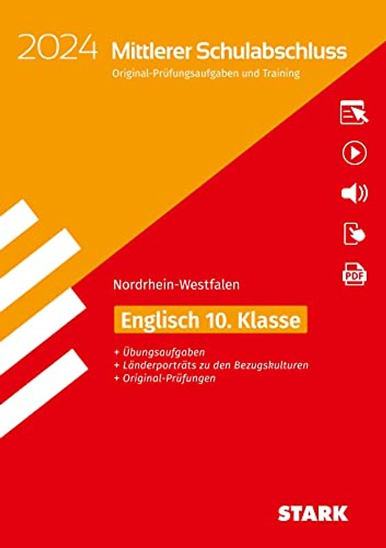 STARK Original-Prüfungen und Training - Mittlerer Schulabschluss 2024 - Englisch - NRW