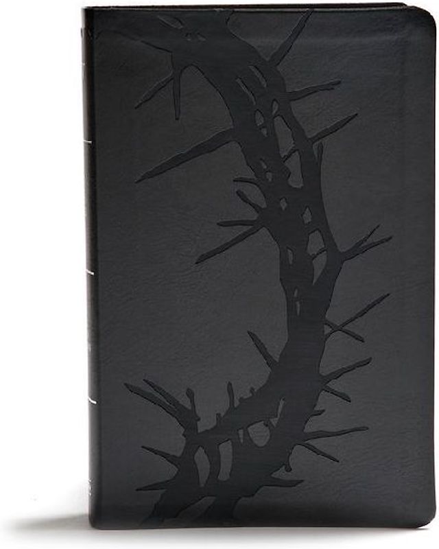 KJV Giant Print Reference Bible, Charcoal Leathertouch, Indexed