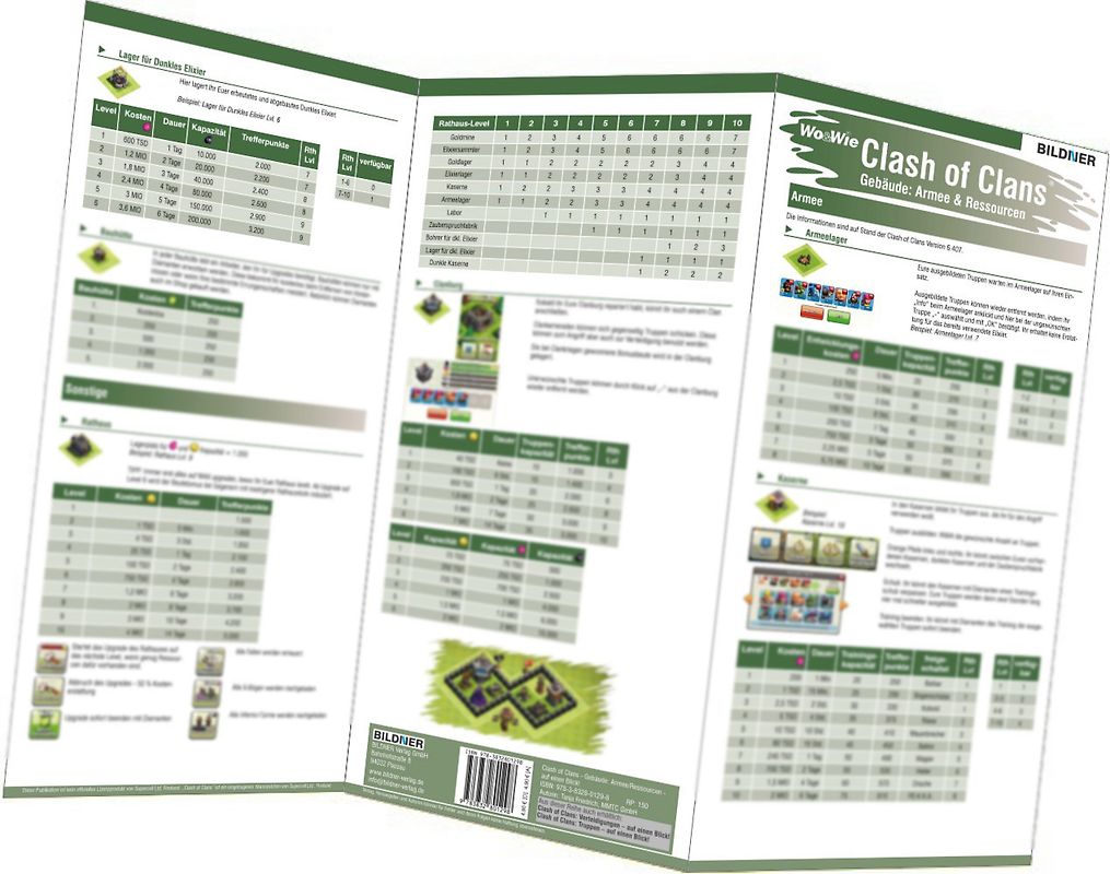 Clash of Clans – Armee- und Ressourcengebäude auf einen Blick!