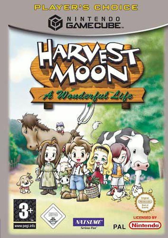 Harvest Moon - A Wonderful Life - Players Choice Nintendo GameCube
