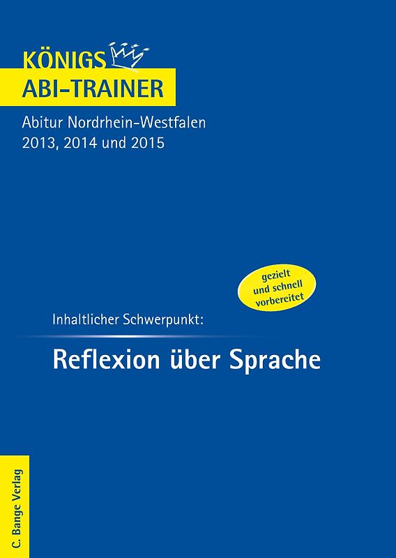 Reflexion über Sprache - Königs Abi Trainer