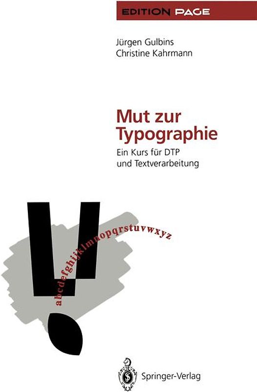 Mut zur Typographie