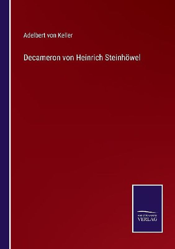 Decameron von Heinrich Steinhöwel