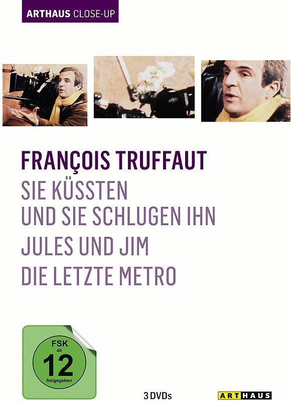 Francois Truffaut - Sie küssten und sie schlugen ihn / Jules und Jim / Die letzte Metro [Arthaus Close-Up, 3 DVDs] DVD