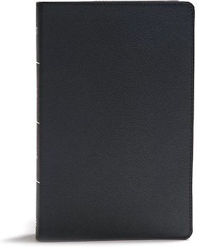 KJV Giant Print Reference Bible, Black Genuine Leather