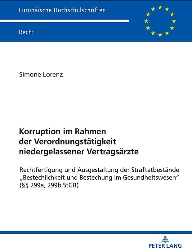 Korruption im Rahmen der Verordnungstätigkeit niedergelassener Vertragsärzte