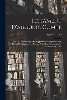 Testament D'auguste Comte