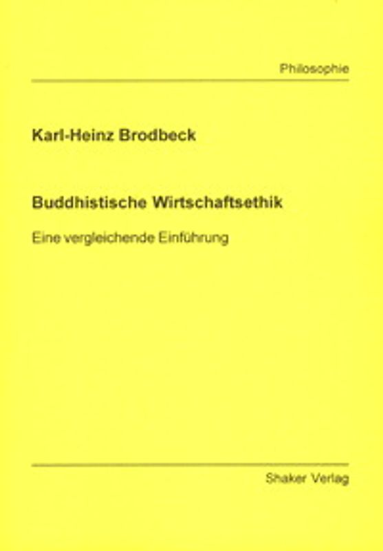 Buddhistische Wirtschaftsethik