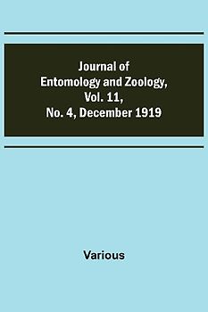 Journal of Entomology and Zoology, Vol. 11, No. 4, December 1919