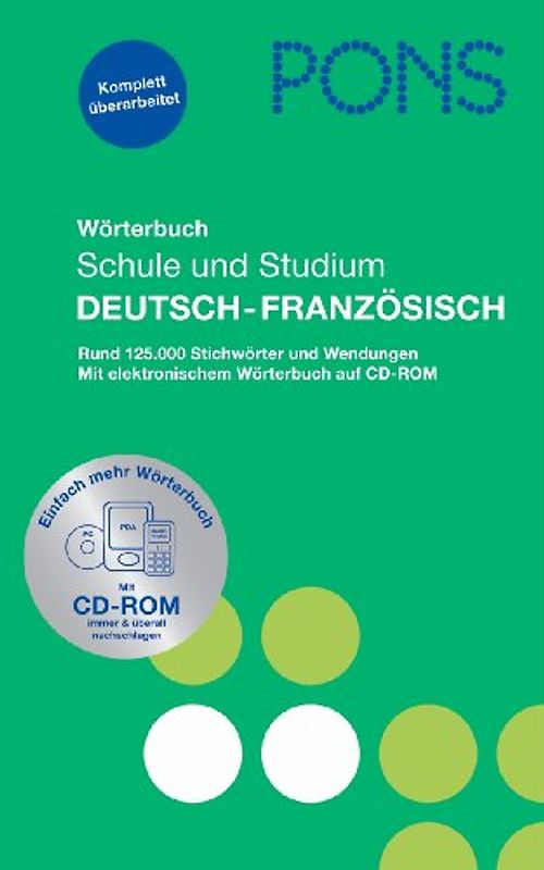 PONS Wörterbuch für Schule und Studium Französisch