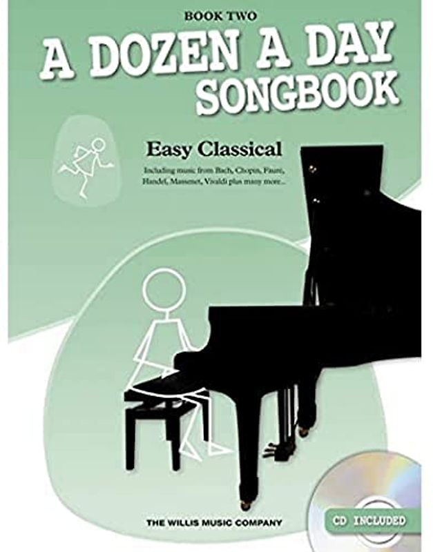 A Dozen A Day Songbook: Easy Classical - Book Two: Noten, Sammelband, Bundle, CD für Klavier: Easy Classical - Bk 2 (Dozen a Day Songbooks)