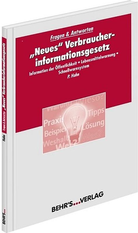 „Neues“ Verbraucher-informationsgesetz