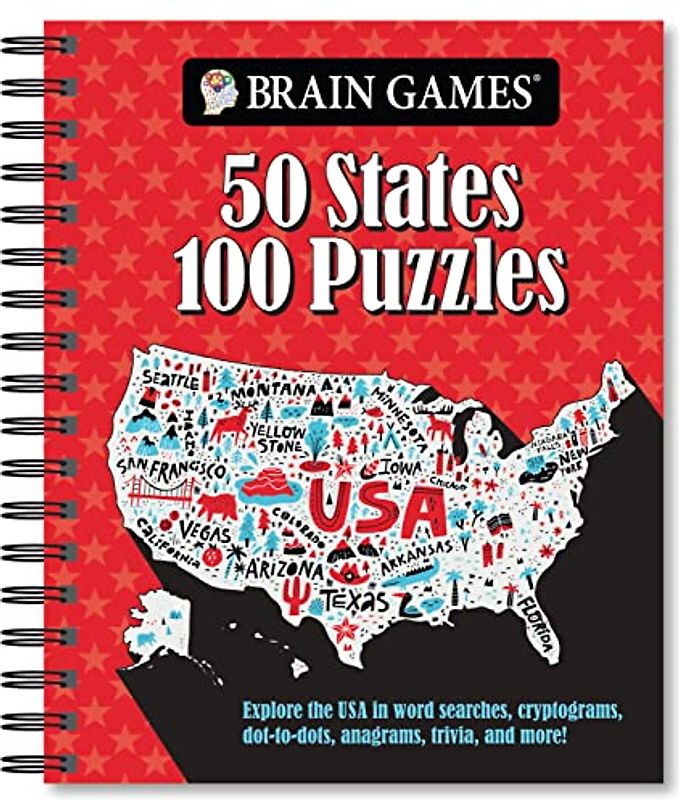 Brain Games - 50 States 100 Puzzles