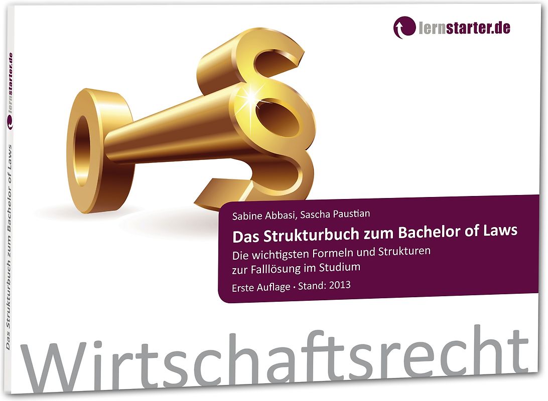 Das Strukturbuch zum Bachelor of Laws