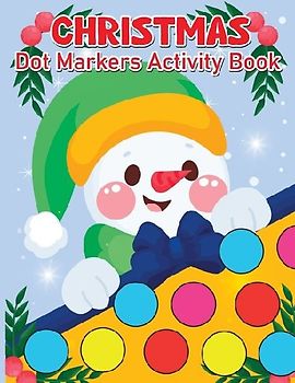Christmas Dot Marker Activity Book for Kids Ages 2-5