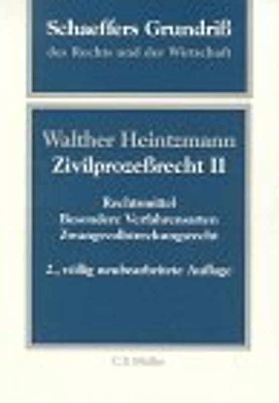 Zivilprozeßrecht II