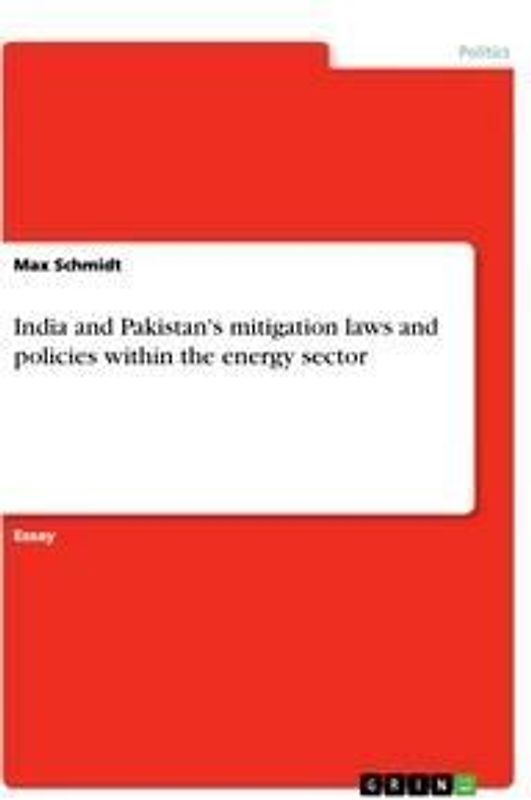 India and Pakistan's mitigation laws and policies within the energy sector