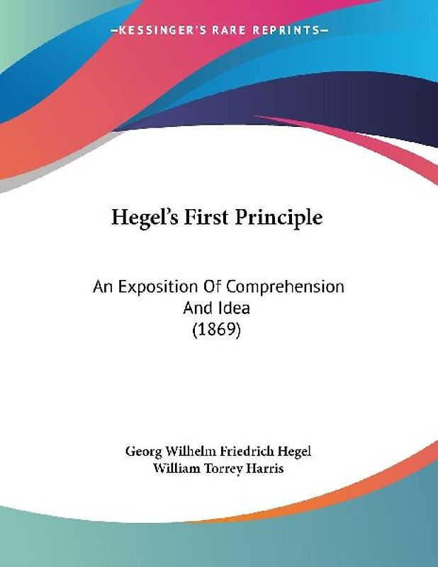 Hegel's First Principle