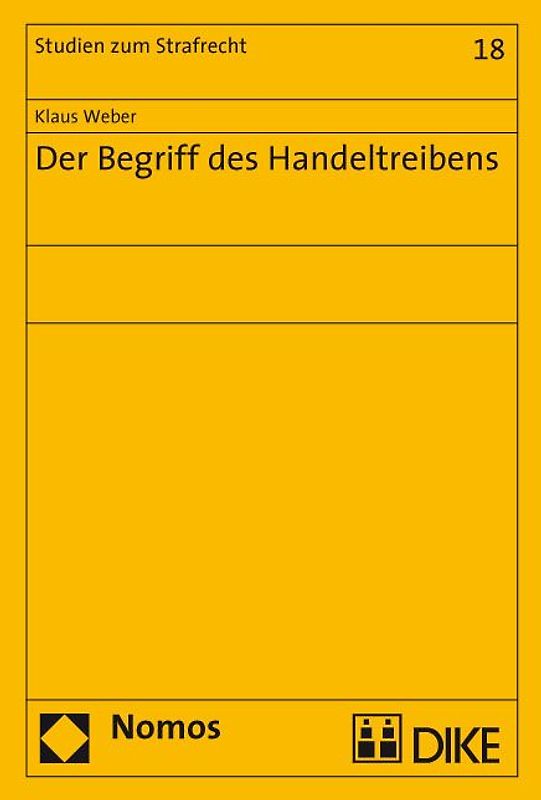 Der Begriff des Handeltreibens