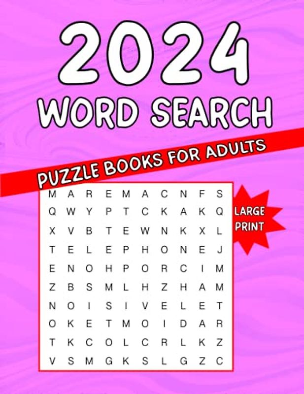 2024 Worde Search Large Print Puzzle Books for Adults