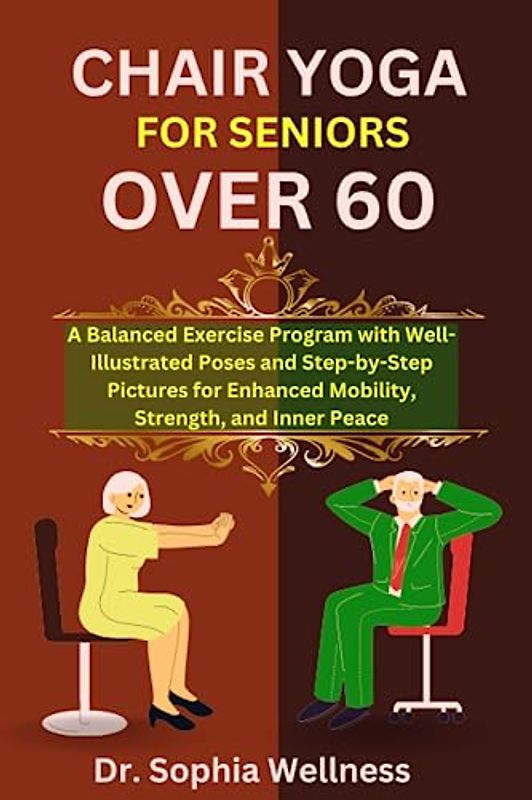 CHAIR YOGA FOR SENIORS OVER 60:: A Balanced Exercise Program with Well-Illustrated Poses and Step-by-Step Pictures for Enhanced Mobility, Strength, and Inner Peace
