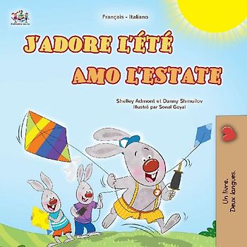 J'adore l'été (Livre pour enfants bilingue français-italien)