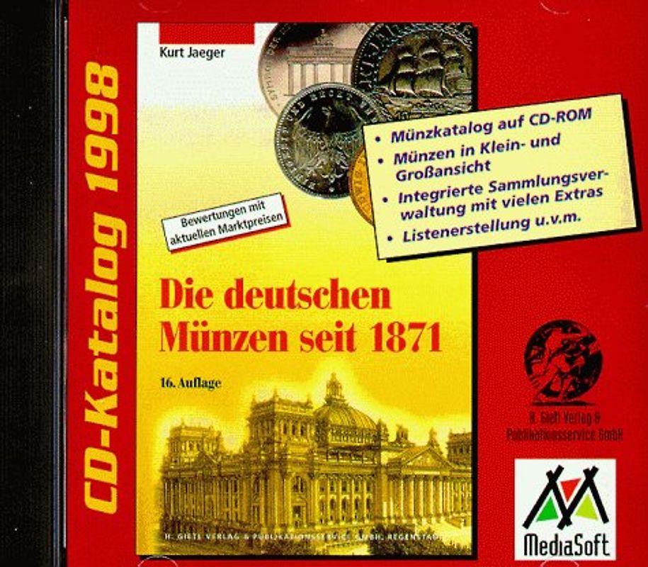 Die deutschen Münzen seit 1871. CD-ROM-Katalog 1998