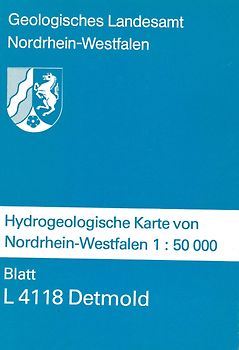 Hydrogeologische Karten von Nordrhein-Westfalen 1:50000 / Detmold