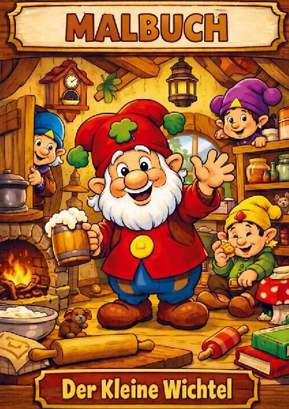 Malbuch. Der kleine wichtel