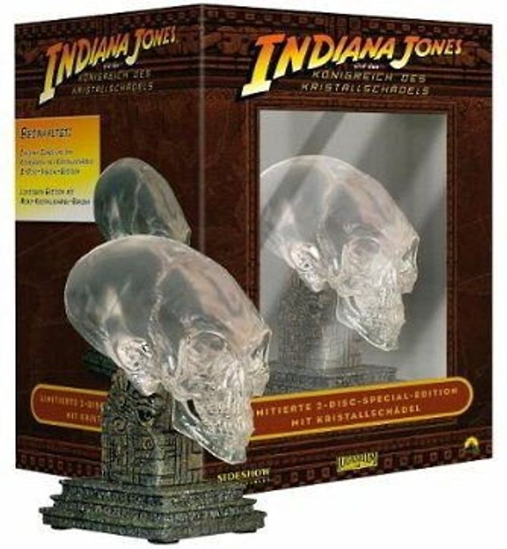 Indiana Jones: und das Königreich des Kristallschädels [Limitierte Edition, Inkl. Kristallschädel, 2 DVDs] DVD