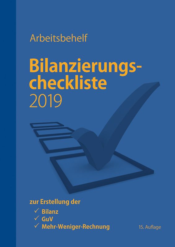 Bilanzierungscheckliste 2019