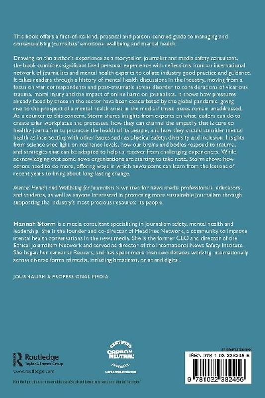 Mental Health and Wellbeing for Journalists