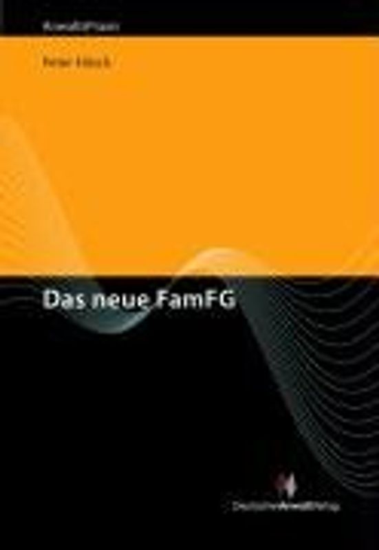 Das neue FamFG in Familiensachen