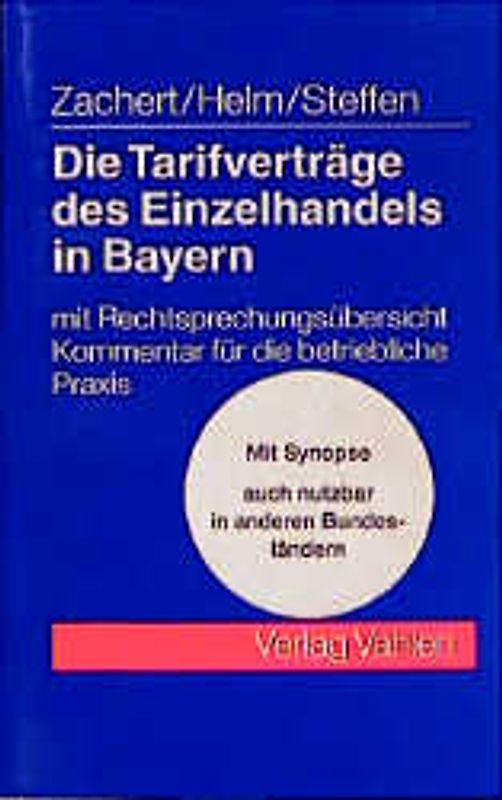 Die Tarifverträge des Einzelhandels in Bayern