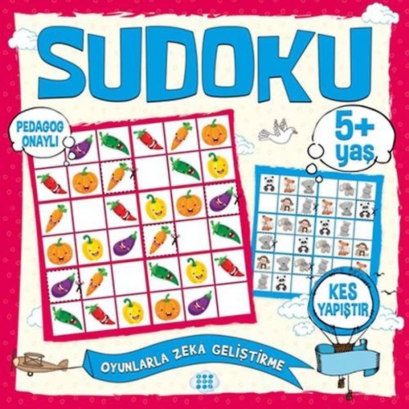 Cocuklar Icin Sudoku - Kes Yapistir 5 Yas