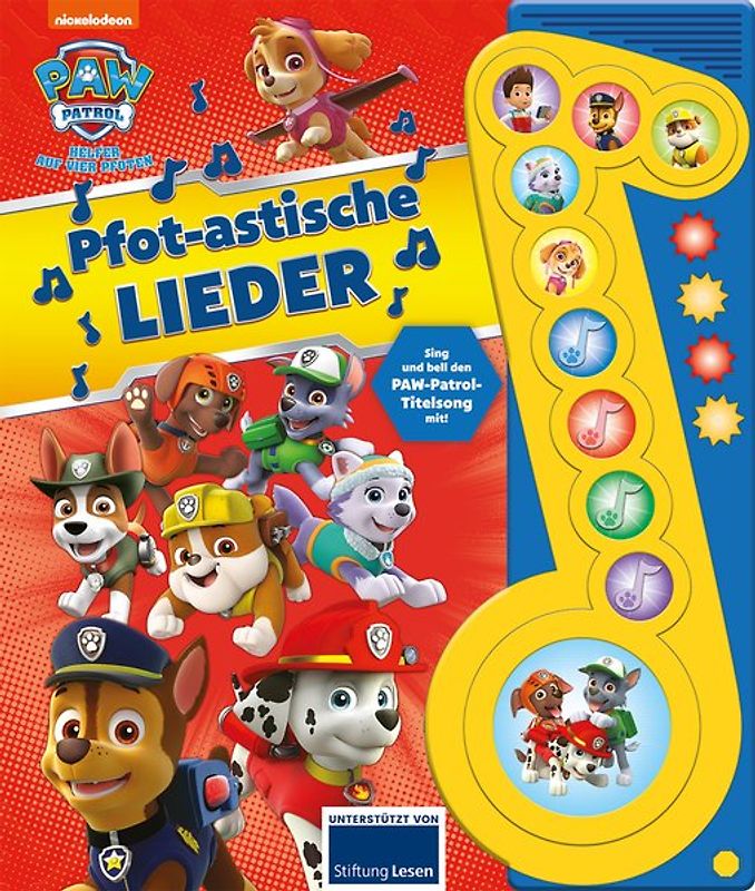 Pfot-astische Lieder - Nickelodeon - PAW Patrol - Liederbuch mit Sound: Pappbilderbuch mit 10 Liedern