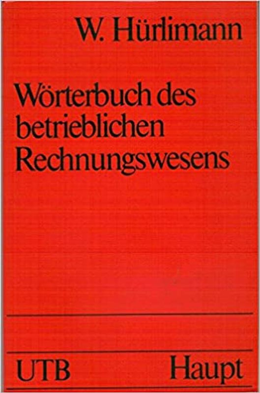 Wörterbuch des betrieblichen Rechnungswesens
