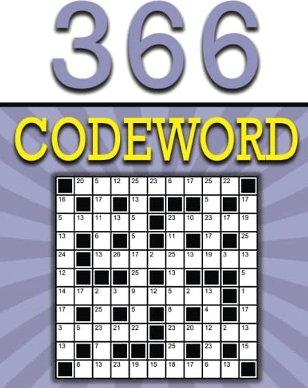 2022 Codeword: 366 Codeword a Day 2022: Large Print Codewords Puzzle Book For Adults, Teens, Seniors, and More!