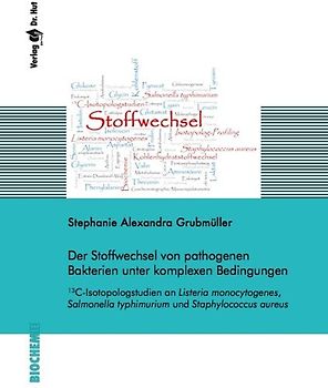 Der Stoffwechsel von pathogenen Bakterien unter komplexen Bedingungen. - 13C-Isotopologstudien an Listeria monocytogenes, Salmonella typhimurium und Staphylococcus aureus.