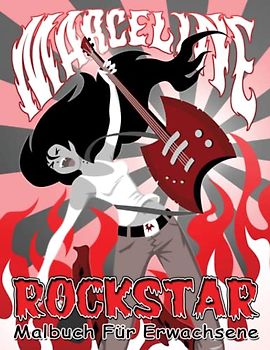 Rockstar Malbuch für Erwachsene: Rocknroll Malvorlagen für Männer, Frauen oder Musikfans beim Zeichnen von Geschenken | 30 Abbildungen Seiten zur Entspannung