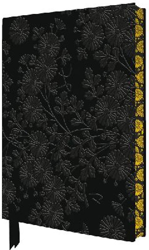 Uematsu Hobi: Box Decorated with Chrysanthemums Artisan Art Pocket Notebook (Flame Tree Journals)