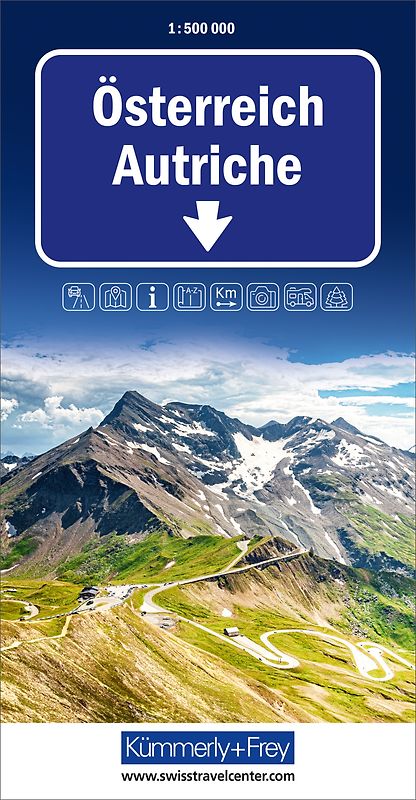 Kümmerly+Frey Strassenkarte Österreich 1:500.000