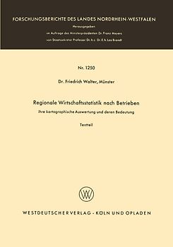 Regionale Wirtschaftsstatistik nach Betrieben