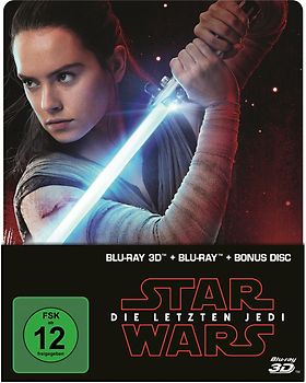Star Wars: Die letzten Jedi 3D [inkl. 2 Blu-rays, Steelbook] 3D Blu-ray Disc